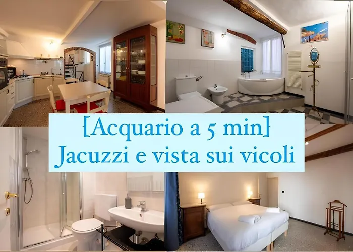 Acquario A 5 Min - Jacuzzi E Vista Sui Vicoli